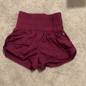 Free People High Waisted work out shorts